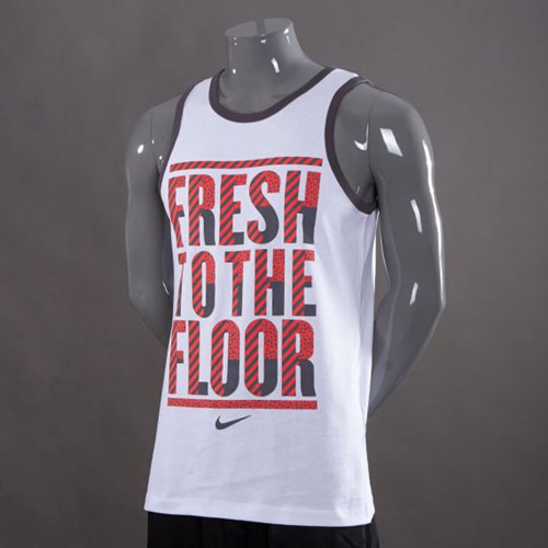 Nike Sportswear Fresh To The Floor Tank White-Dark Grey for Men